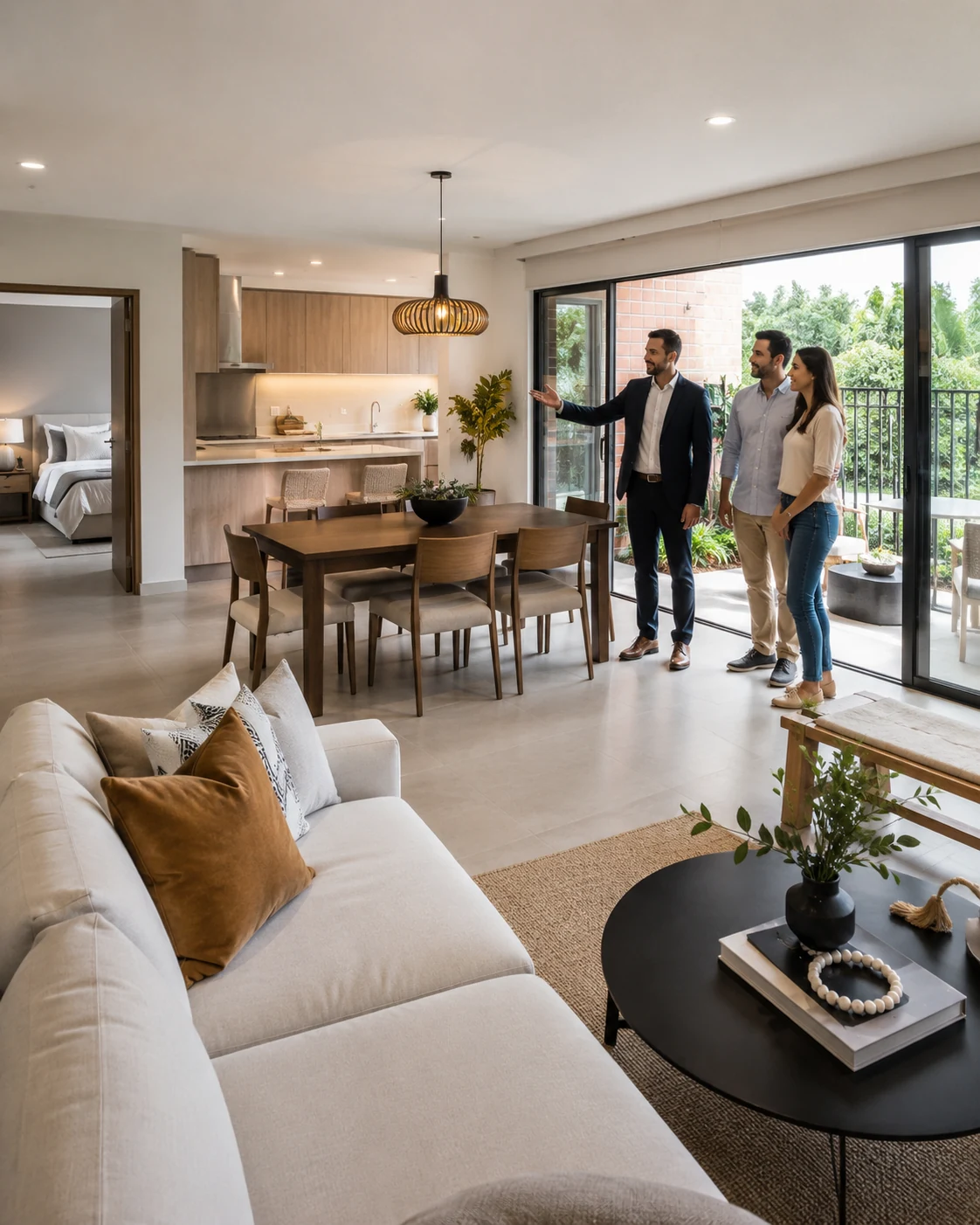 Apto modelo recorrido comercial