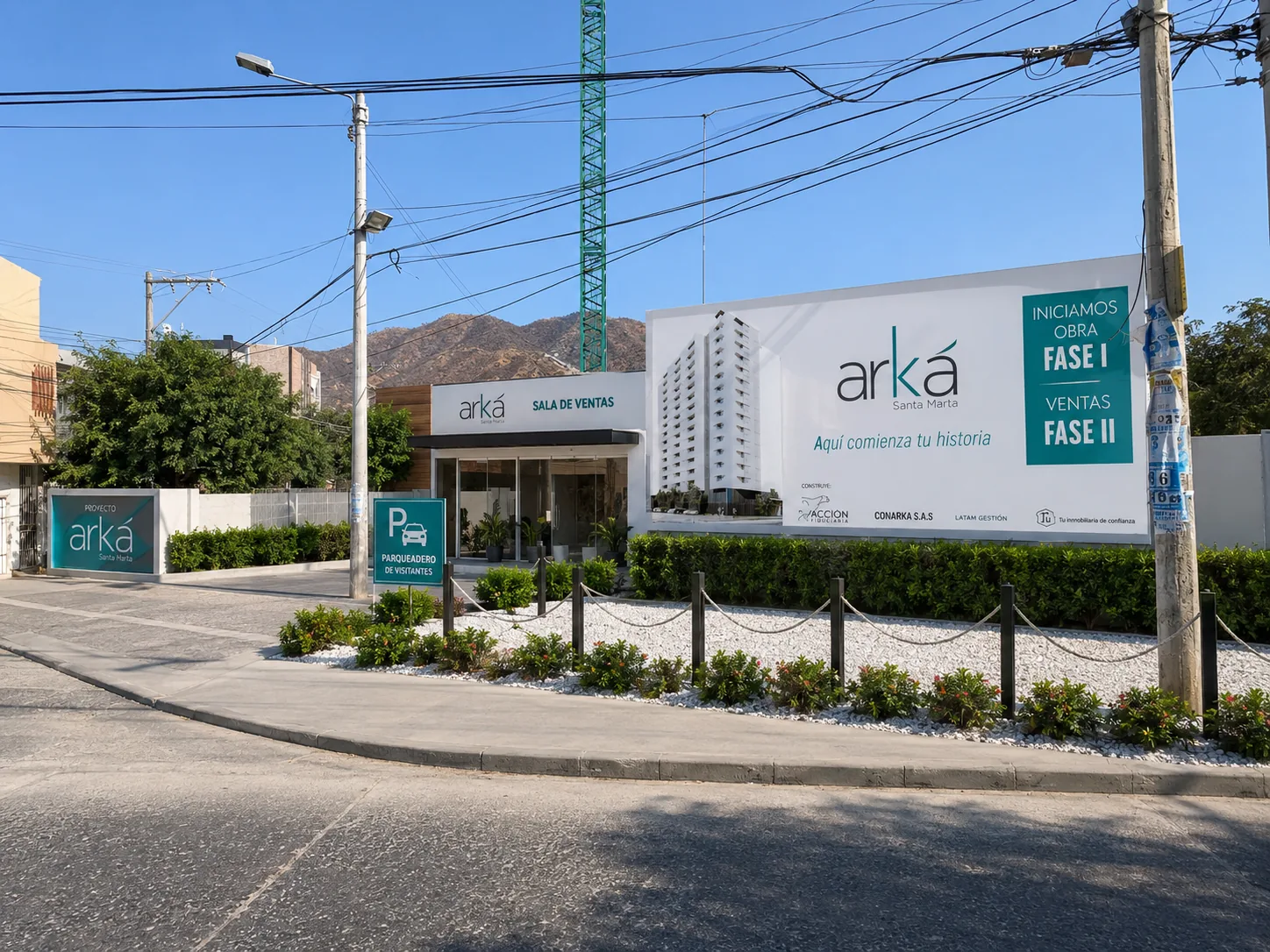 Arká Santa Marta sala de ventas